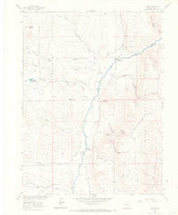 Clark Colorado Historical topographic map, 1:24000 scale, 7.5 X 7.5 Minute, Year 1962
