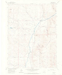Clark Colorado Historical topographic map, 1:24000 scale, 7.5 X 7.5 Minute, Year 1962