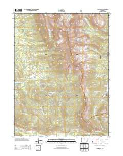 Clark Peak Colorado Historical topographic map, 1:24000 scale, 7.5 X 7.5 Minute, Year 2013