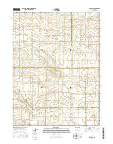 Clarkville Colorado Current topographic map, 1:24000 scale, 7.5 X 7.5 Minute, Year 2016