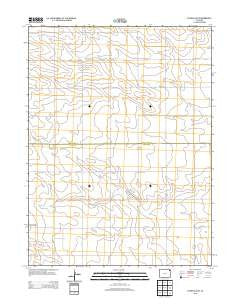 Clarkville NE Colorado Historical topographic map, 1:24000 scale, 7.5 X 7.5 Minute, Year 2013