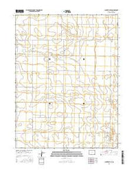 Clarkville SE Colorado Current topographic map, 1:24000 scale, 7.5 X 7.5 Minute, Year 2016
