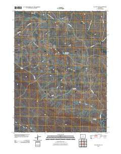 Clay Buttes Colorado Historical topographic map, 1:24000 scale, 7.5 X 7.5 Minute, Year 2010