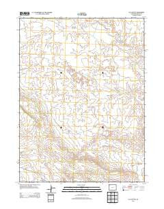 Clay Buttes Colorado Historical topographic map, 1:24000 scale, 7.5 X 7.5 Minute, Year 2013