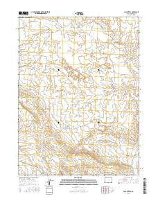 Clay Buttes Colorado Current topographic map, 1:24000 scale, 7.5 X 7.5 Minute, Year 2016