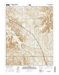 Clay Ranch Colorado Current topographic map, 1:24000 scale, 7.5 X 7.5 Minute, Year 2016