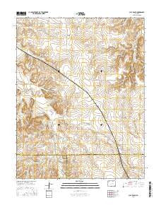 Clay Ranch Colorado Current topographic map, 1:24000 scale, 7.5 X 7.5 Minute, Year 2016