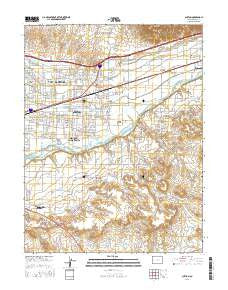 Clifton Colorado Current topographic map, 1:24000 scale, 7.5 X 7.5 Minute, Year 2016