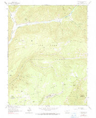 Clyde Lake Colorado Historical topographic map, 1:24000 scale, 7.5 X 7.5 Minute, Year 1963