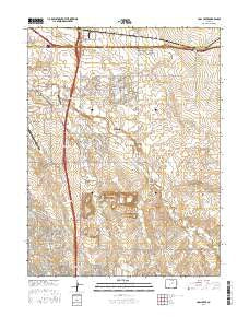 Coal Creek Colorado Current topographic map, 1:24000 scale, 7.5 X 7.5 Minute, Year 2016