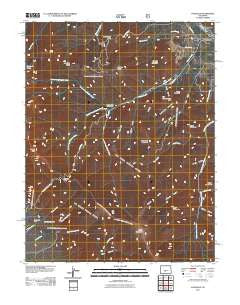 Coaldale Colorado Historical topographic map, 1:24000 scale, 7.5 X 7.5 Minute, Year 2011