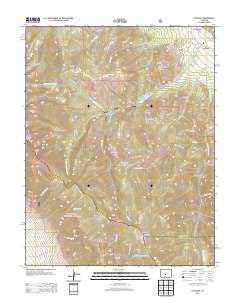 Coaldale Colorado Historical topographic map, 1:24000 scale, 7.5 X 7.5 Minute, Year 2013