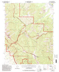 Coaldale Colorado Historical topographic map, 1:24000 scale, 7.5 X 7.5 Minute, Year 1994