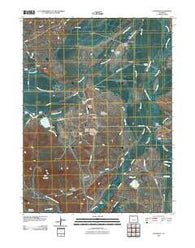 Coalmont Colorado Historical topographic map, 1:24000 scale, 7.5 X 7.5 Minute, Year 2010