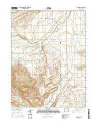 Coalmont Colorado Current topographic map, 1:24000 scale, 7.5 X 7.5 Minute, Year 2016