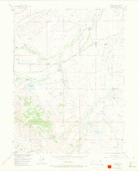 Coalmont Colorado Historical topographic map, 1:24000 scale, 7.5 X 7.5 Minute, Year 1955
