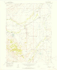 Coalmont Colorado Historical topographic map, 1:24000 scale, 7.5 X 7.5 Minute, Year 1955