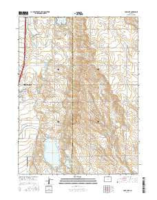 Cobb Lake Colorado Current topographic map, 1:24000 scale, 7.5 X 7.5 Minute, Year 2016