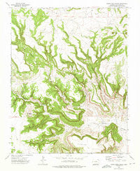 Cobert Mesa North Colorado Historical topographic map, 1:24000 scale, 7.5 X 7.5 Minute, Year 1972