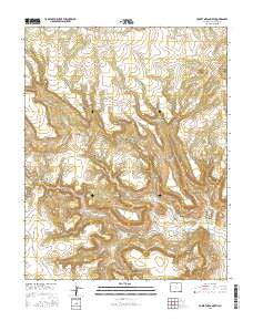 Cobert Mesa North Colorado Current topographic map, 1:24000 scale, 7.5 X 7.5 Minute, Year 2016