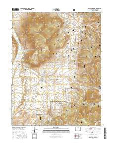 Cochetopa Park Colorado Current topographic map, 1:24000 scale, 7.5 X 7.5 Minute, Year 2016