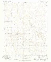 Cockleburr Springs Colorado Historical topographic map, 1:24000 scale, 7.5 X 7.5 Minute, Year 1978
