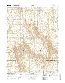 Cockleburr Springs Colorado Current topographic map, 1:24000 scale, 7.5 X 7.5 Minute, Year 2016