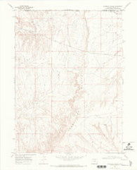 Coffeepot Spring Colorado Historical topographic map, 1:24000 scale, 7.5 X 7.5 Minute, Year 1969