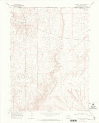 Coffeepot Spring Colorado Historical topographic map, 1:24000 scale, 7.5 X 7.5 Minute, Year 1969