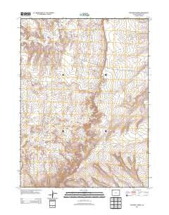 Coffeepot Spring Colorado Historical topographic map, 1:24000 scale, 7.5 X 7.5 Minute, Year 2013