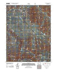 Collbran Colorado Historical topographic map, 1:24000 scale, 7.5 X 7.5 Minute, Year 2011