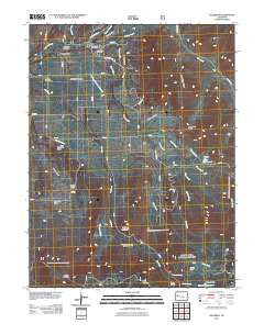 Collbran Colorado Historical topographic map, 1:24000 scale, 7.5 X 7.5 Minute, Year 2011