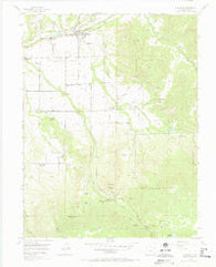 Collbran Colorado Historical topographic map, 1:24000 scale, 7.5 X 7.5 Minute, Year 1955