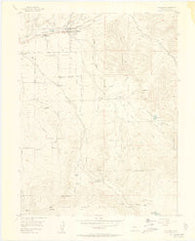 Collbran Colorado Historical topographic map, 1:24000 scale, 7.5 X 7.5 Minute, Year 1955