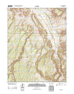 Colona Colorado Historical topographic map, 1:24000 scale, 7.5 X 7.5 Minute, Year 2013