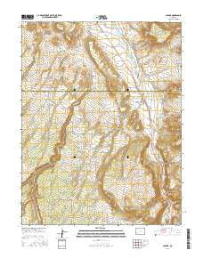 Colona Colorado Current topographic map, 1:24000 scale, 7.5 X 7.5 Minute, Year 2016