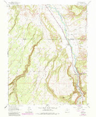 Colona Colorado Historical topographic map, 1:24000 scale, 7.5 X 7.5 Minute, Year 1963