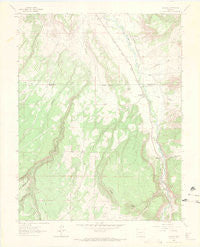 Colona Colorado Historical topographic map, 1:24000 scale, 7.5 X 7.5 Minute, Year 1963