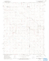Colony Township West Kansas Historical topographic map, 1:24000 scale, 7.5 X 7.5 Minute, Year 1969