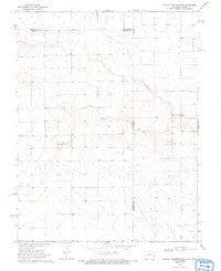 Colony Township West Kansas Historical topographic map, 1:24000 scale, 7.5 X 7.5 Minute, Year 1969