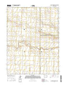 Colony Township NW Colorado Current topographic map, 1:24000 scale, 7.5 X 7.5 Minute, Year 2016