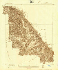 Colorado National Monument Colorado Historical topographic map, 1:24000 scale, 7.5 X 7.5 Minute, Year 1934