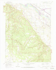 Colorado National Monument Colorado Historical topographic map, 1:24000 scale, 7.5 X 7.5 Minute, Year 1962
