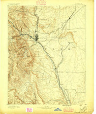 Colorado Springs Colorado Historical topographic map, 1:125000 scale, 30 X 30 Minute, Year 1893