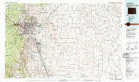 Colorado Springs Colorado Historical topographic map, 1:100000 scale, 30 X 60 Minute, Year 1981