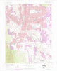 Colorado Springs Colorado Historical topographic map, 1:24000 scale, 7.5 X 7.5 Minute, Year 1961