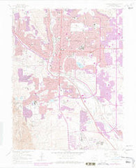 Colorado Springs Colorado Historical topographic map, 1:24000 scale, 7.5 X 7.5 Minute, Year 1961