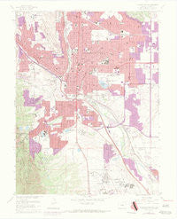 Colorado Springs Colorado Historical topographic map, 1:24000 scale, 7.5 X 7.5 Minute, Year 1961