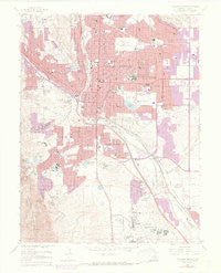 Colorado Springs Colorado Historical topographic map, 1:24000 scale, 7.5 X 7.5 Minute, Year 1961