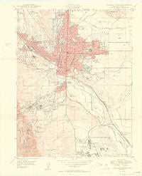 Colorado Springs Colorado Historical topographic map, 1:24000 scale, 7.5 X 7.5 Minute, Year 1950